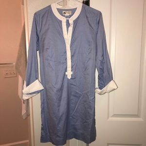 J. Crew Thomas Mason Shirt Dress Size 8